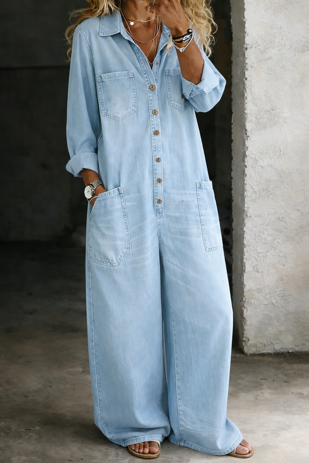 Lena | Casual Comfort Jumpsuit with Pockets
