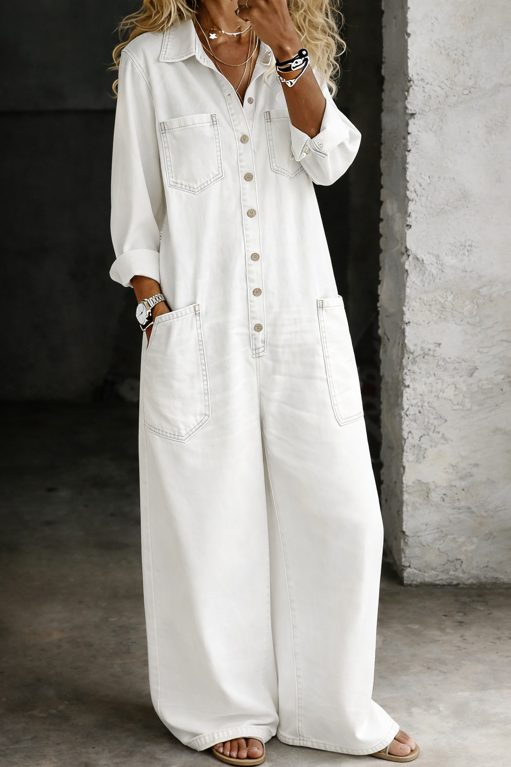 Lena | Casual Comfort Jumpsuit with Pockets