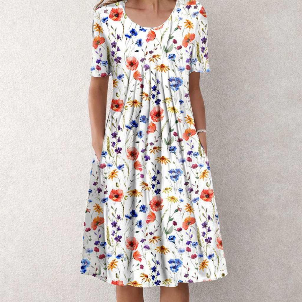 Gigi | Cotton Tummy Coverage Dress