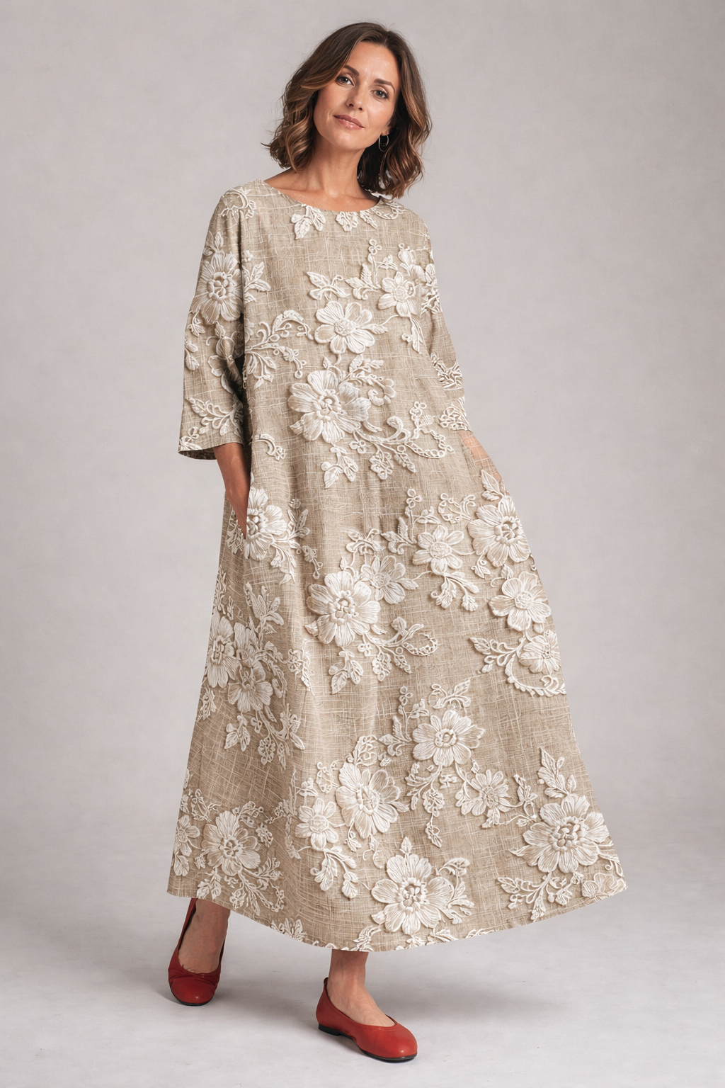 Avery | Printed Maxi Dress