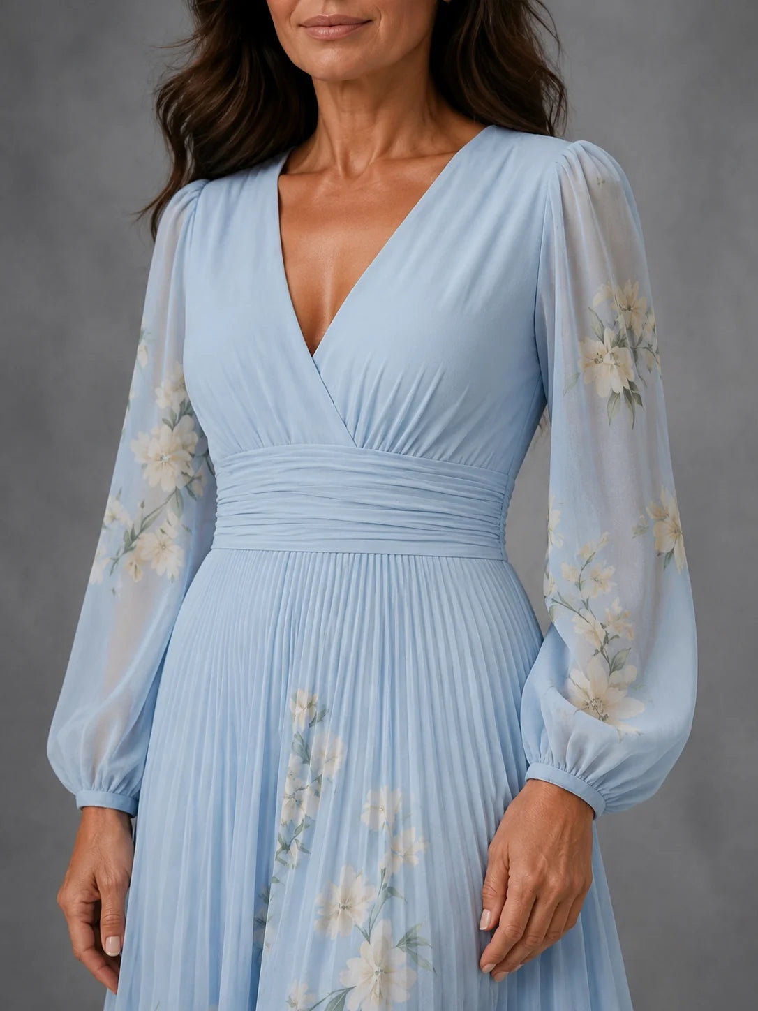 Mathilda | Floral Chiffon Dress