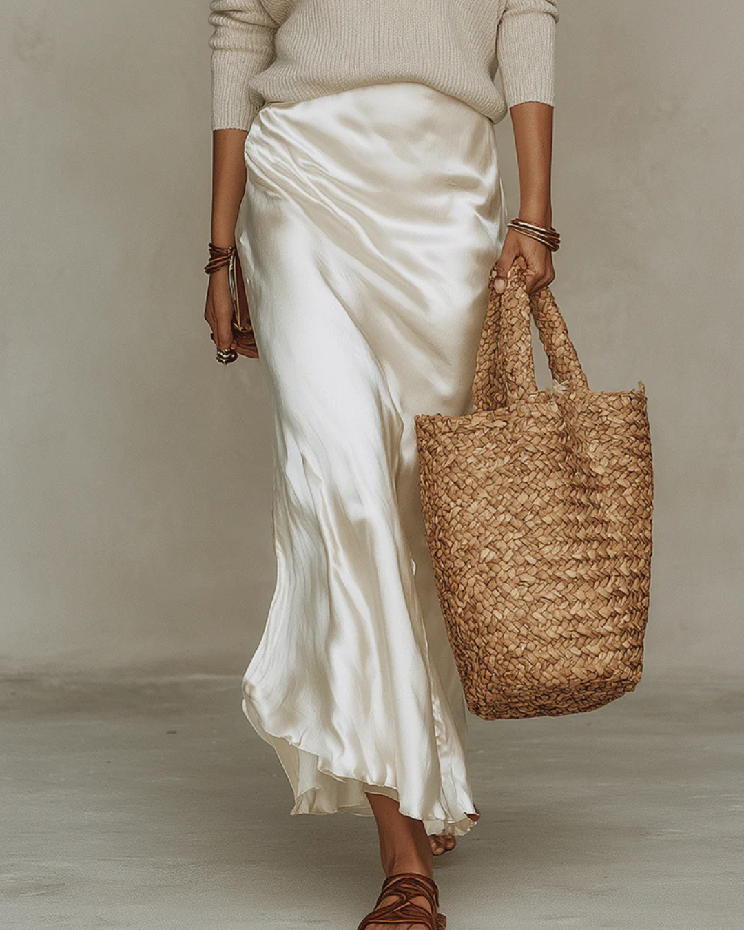 Elena | Midi Dress with Matching Sweater Set