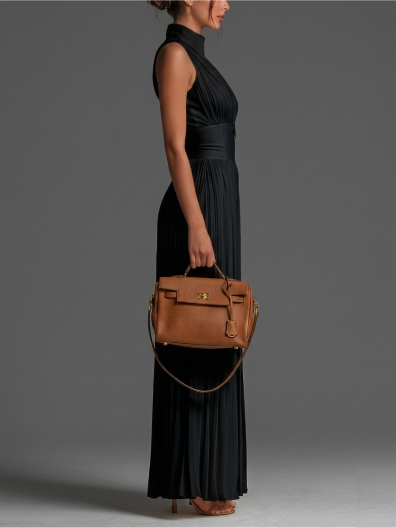 Hailey | Pleated Chiffon Jumpsuit