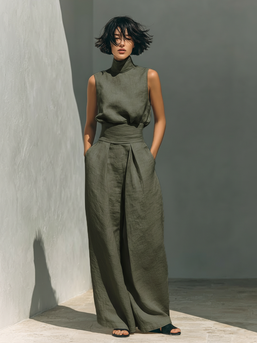 Maria | Tank Top & Wide-Leg Pants Set