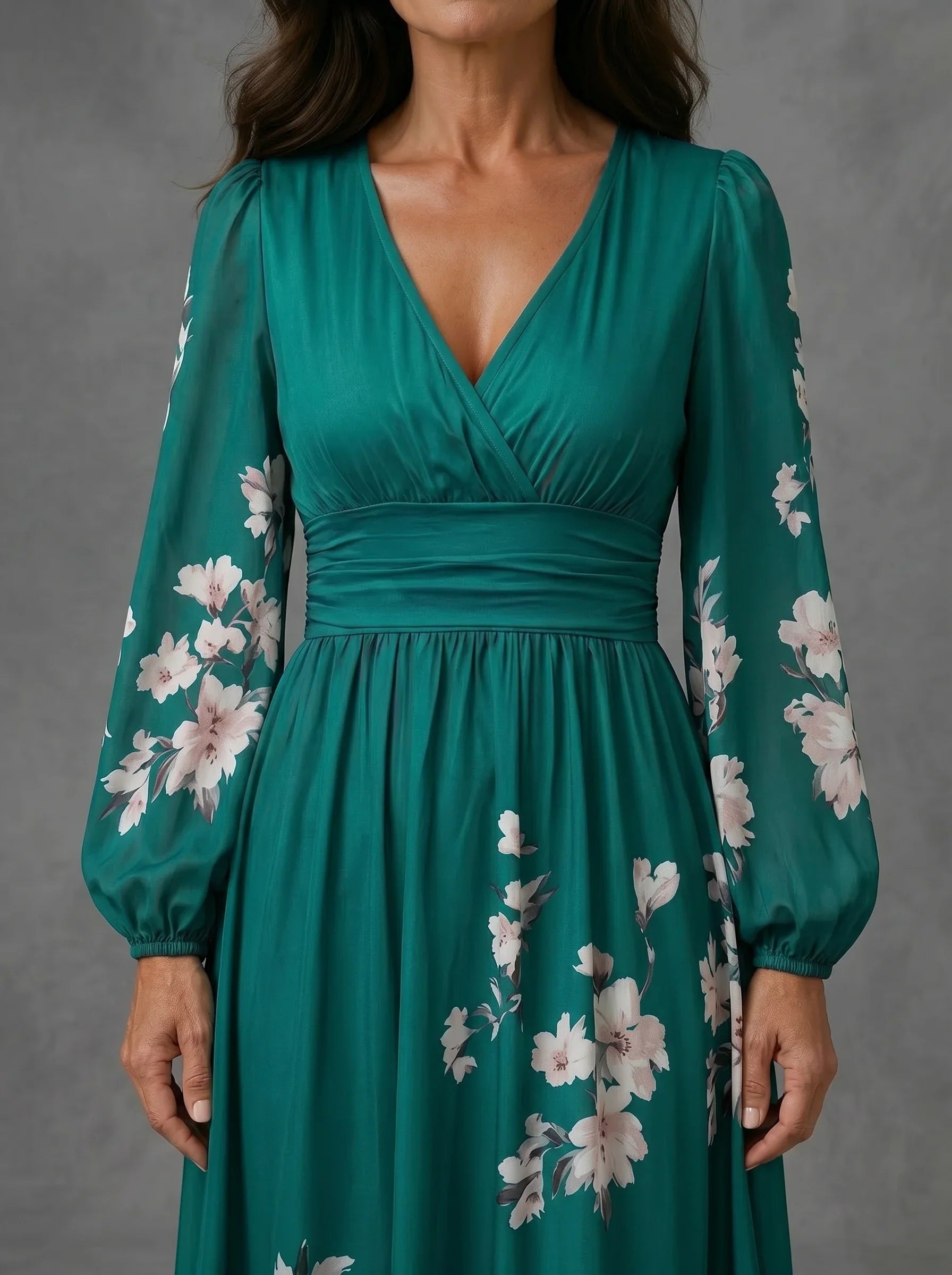 Mathilda | Floral Chiffon Dress