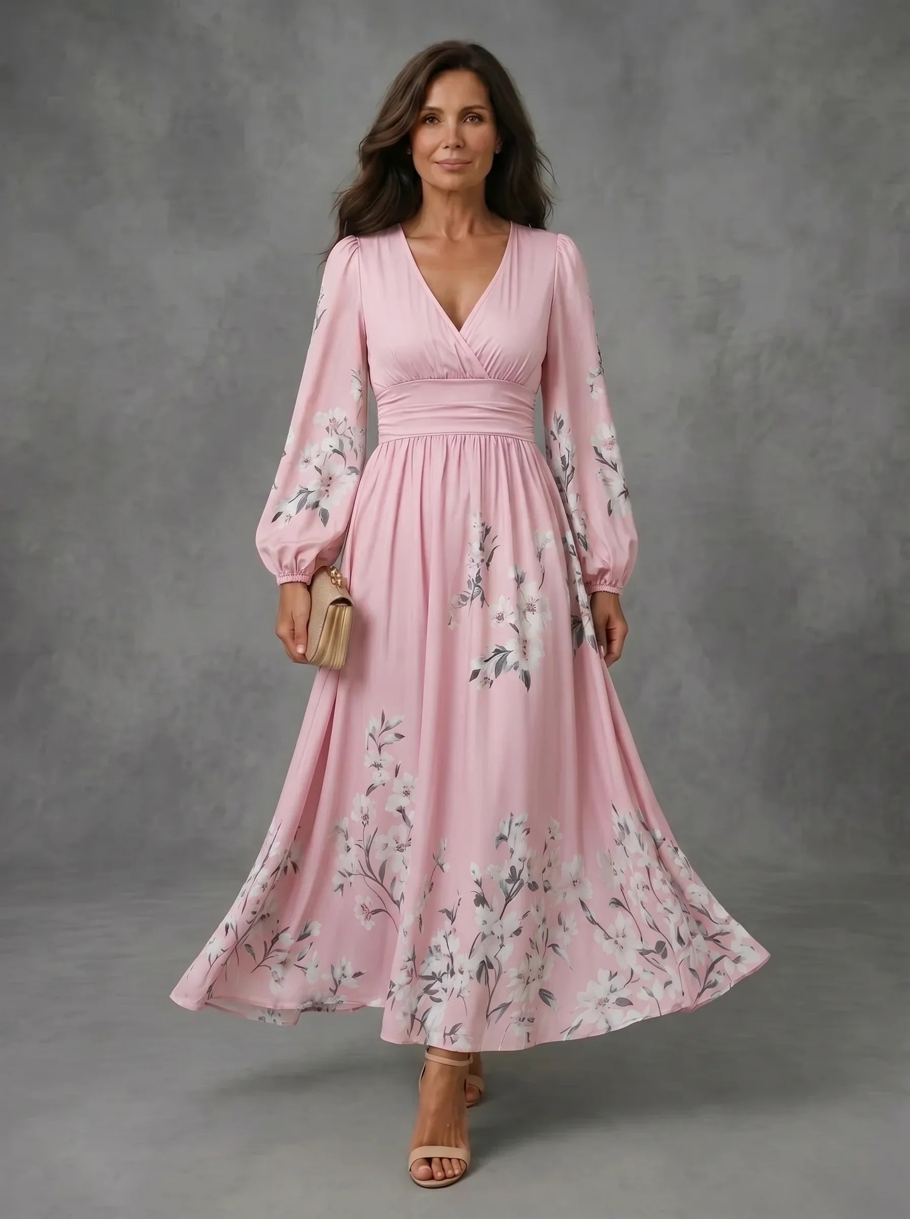 Mathilda | Floral Chiffon Dress