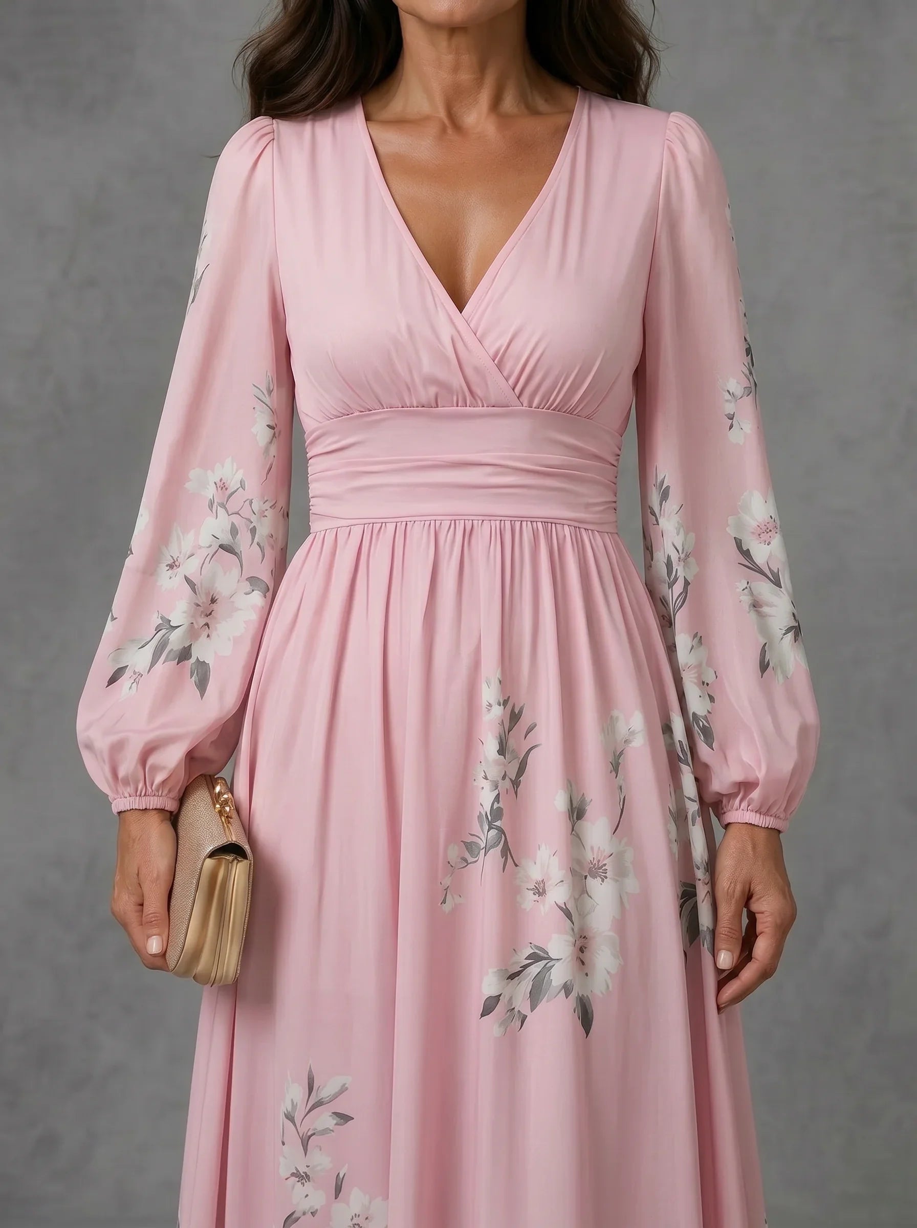 Mathilda | Floral Chiffon Dress