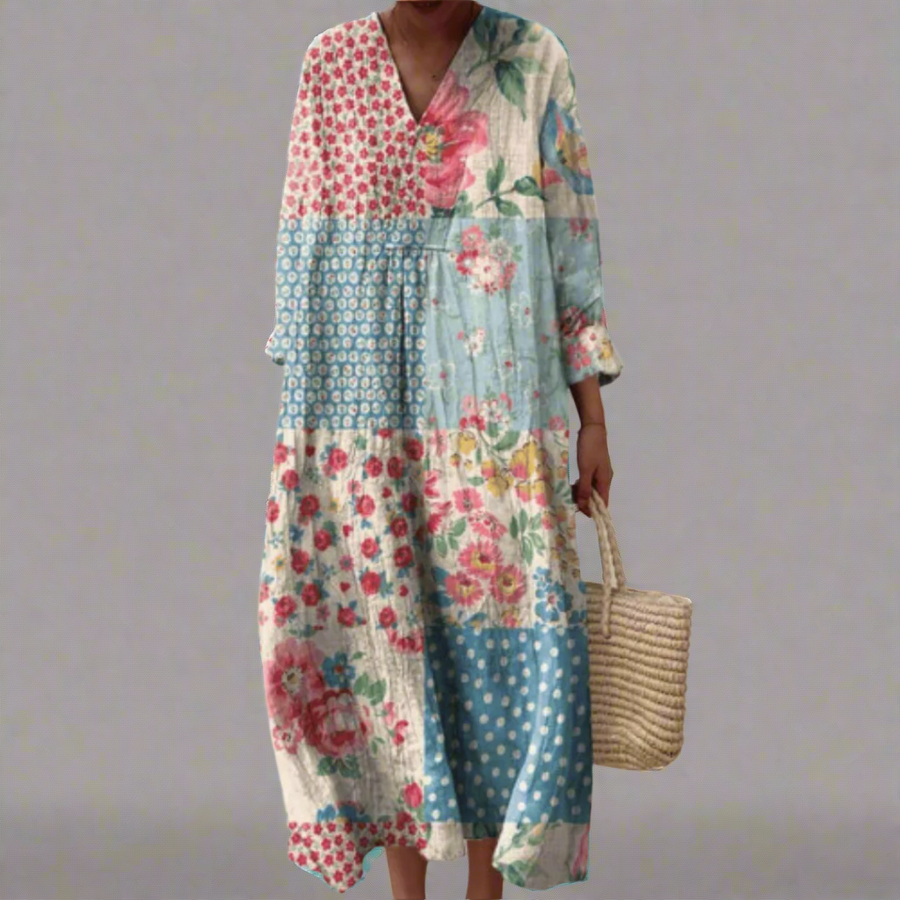 WILLOW | ELEGANT GEOMETRIC DRESS