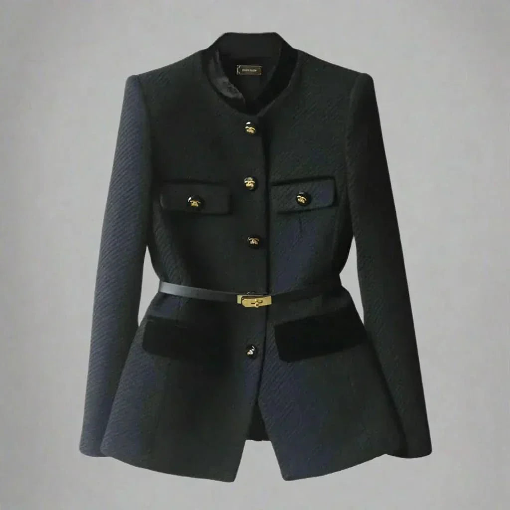 Sansa | Tailored Mid-Length Woollen Office Jacket