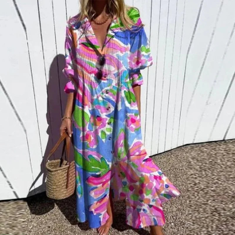 Claire | Bloom Boldy Maxi Dresses