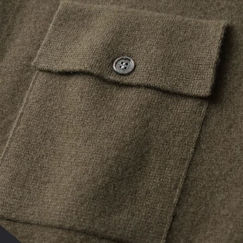 Milano | Cashmere Button-Front Cardigan with Collar