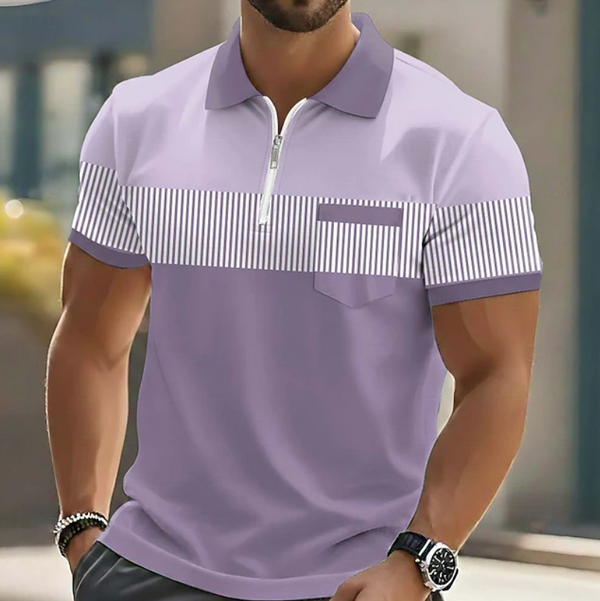 Jeffrey | Elegant Zip Polo