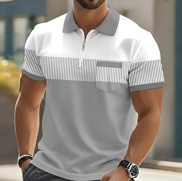 Jeffrey | Elegant Zip Polo