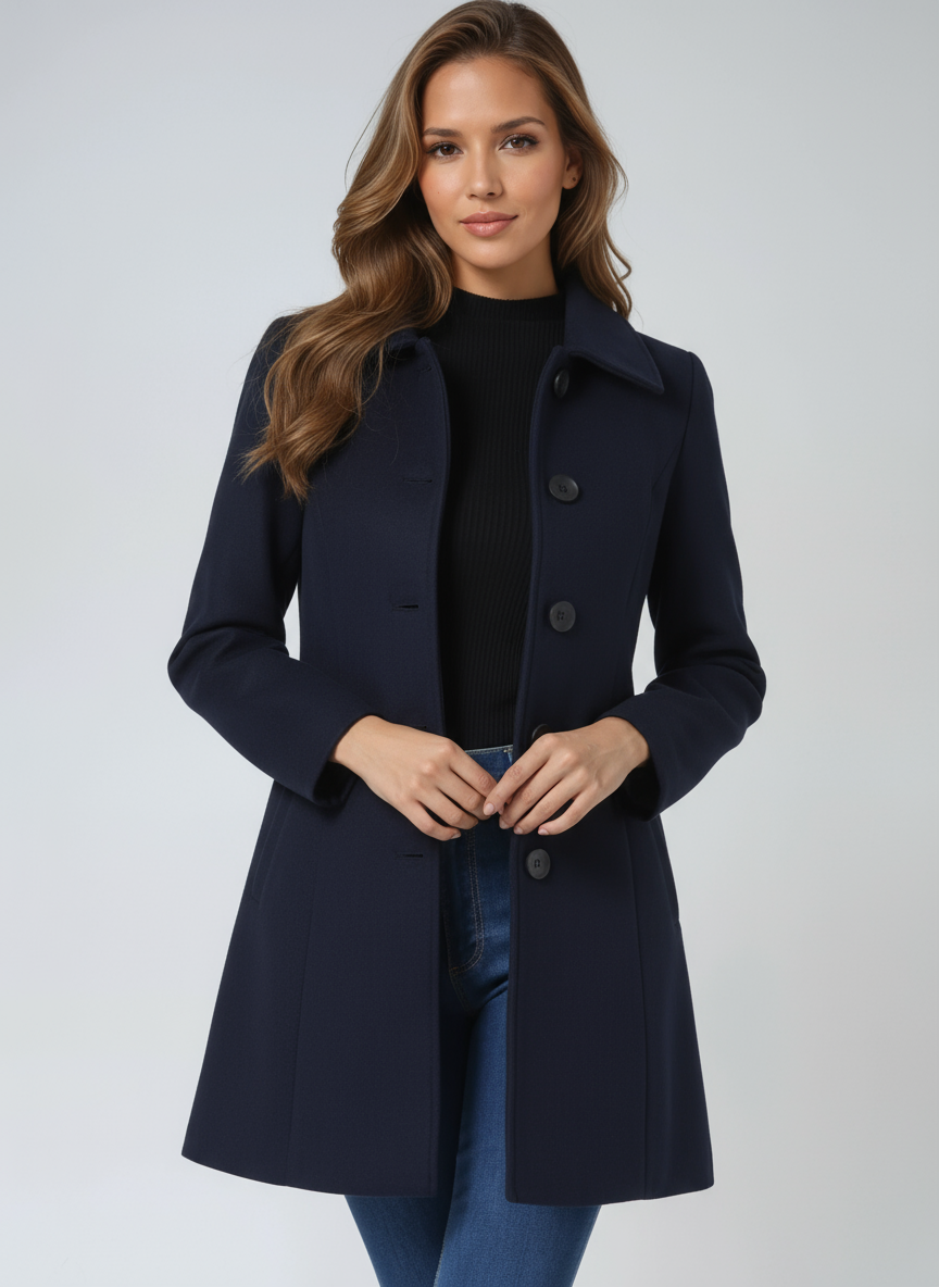 Perrine | Classic Fit-and-Flare Trench Coat