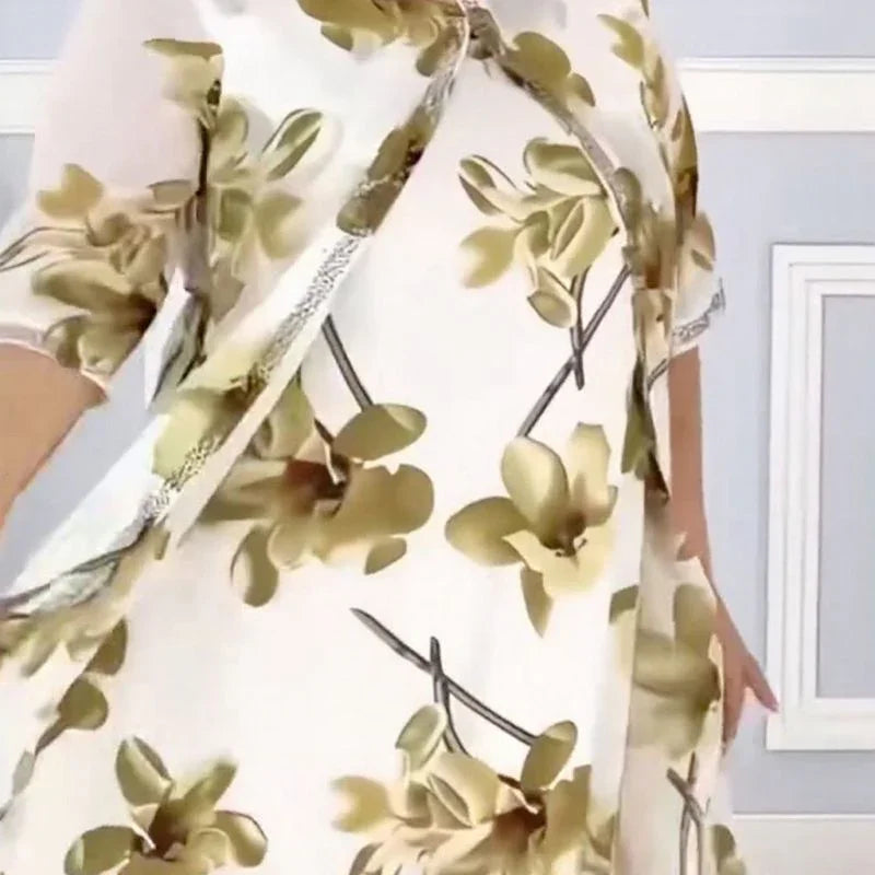 Belle | Double Layer Floral Dress