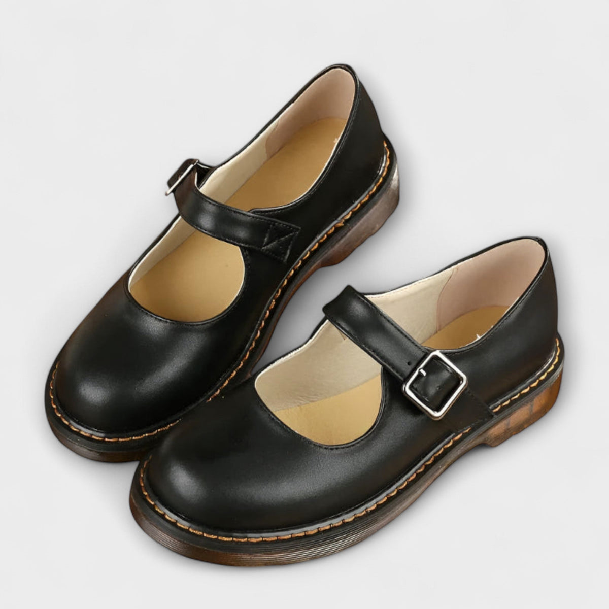 Harlow | Classic Mary Jane Shoes with Buckle Strap