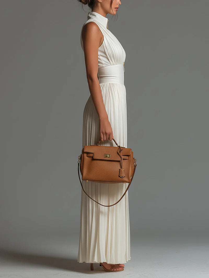 Hailey | Pleated Chiffon Jumpsuit