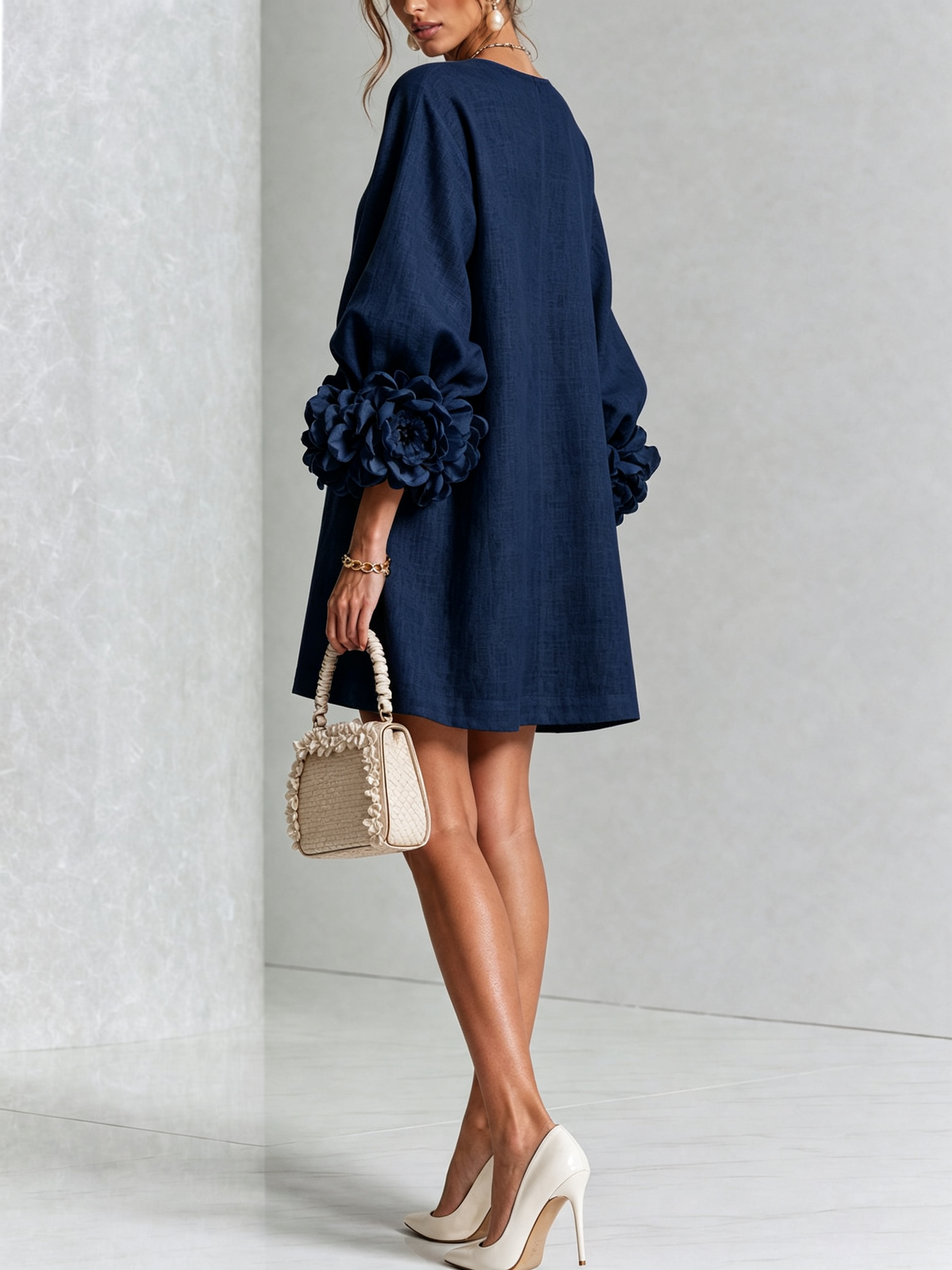 Lysha | Floral Button-Down Mini Dress