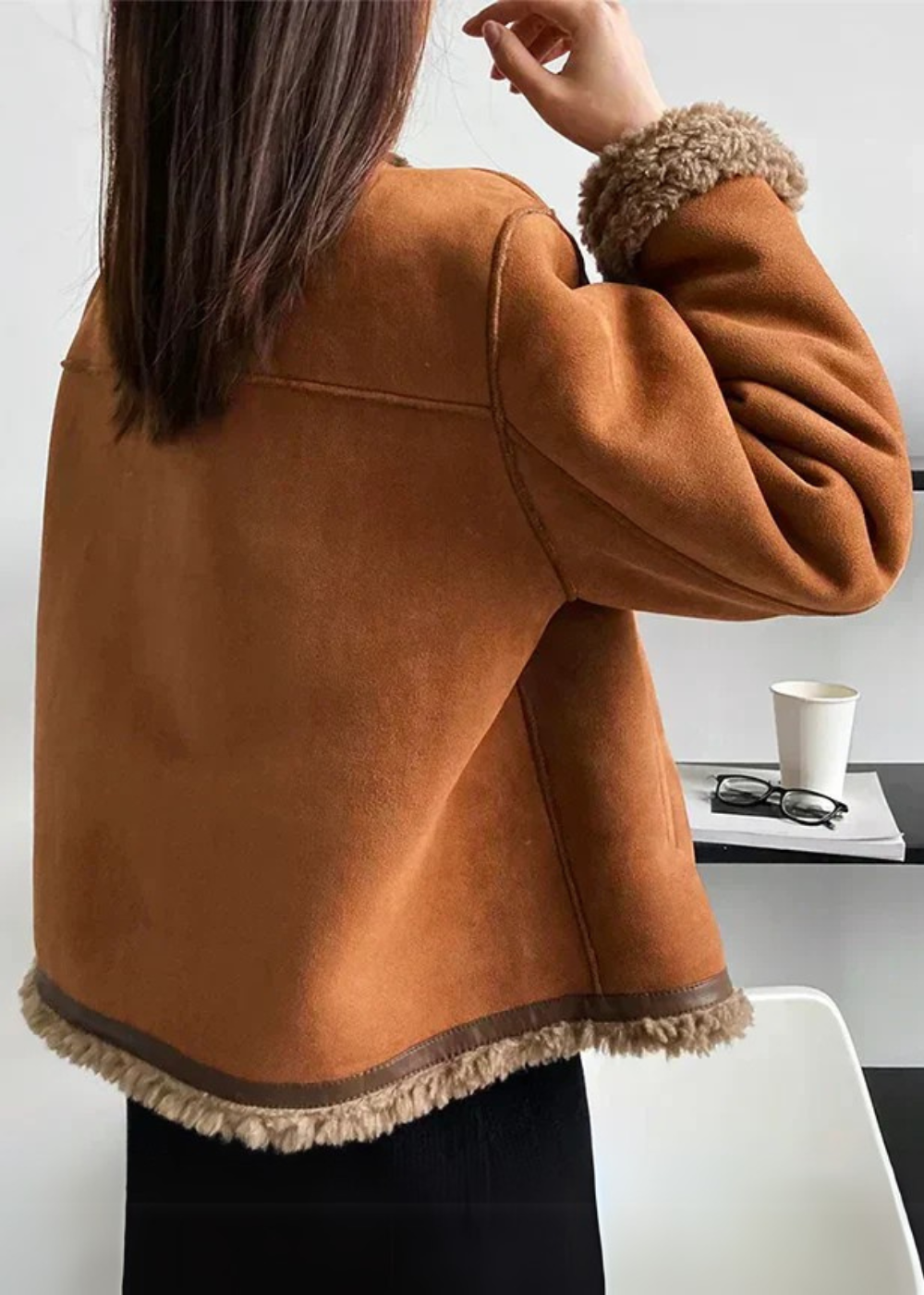 Ruby | Cosy Shearling-Lined Jacket