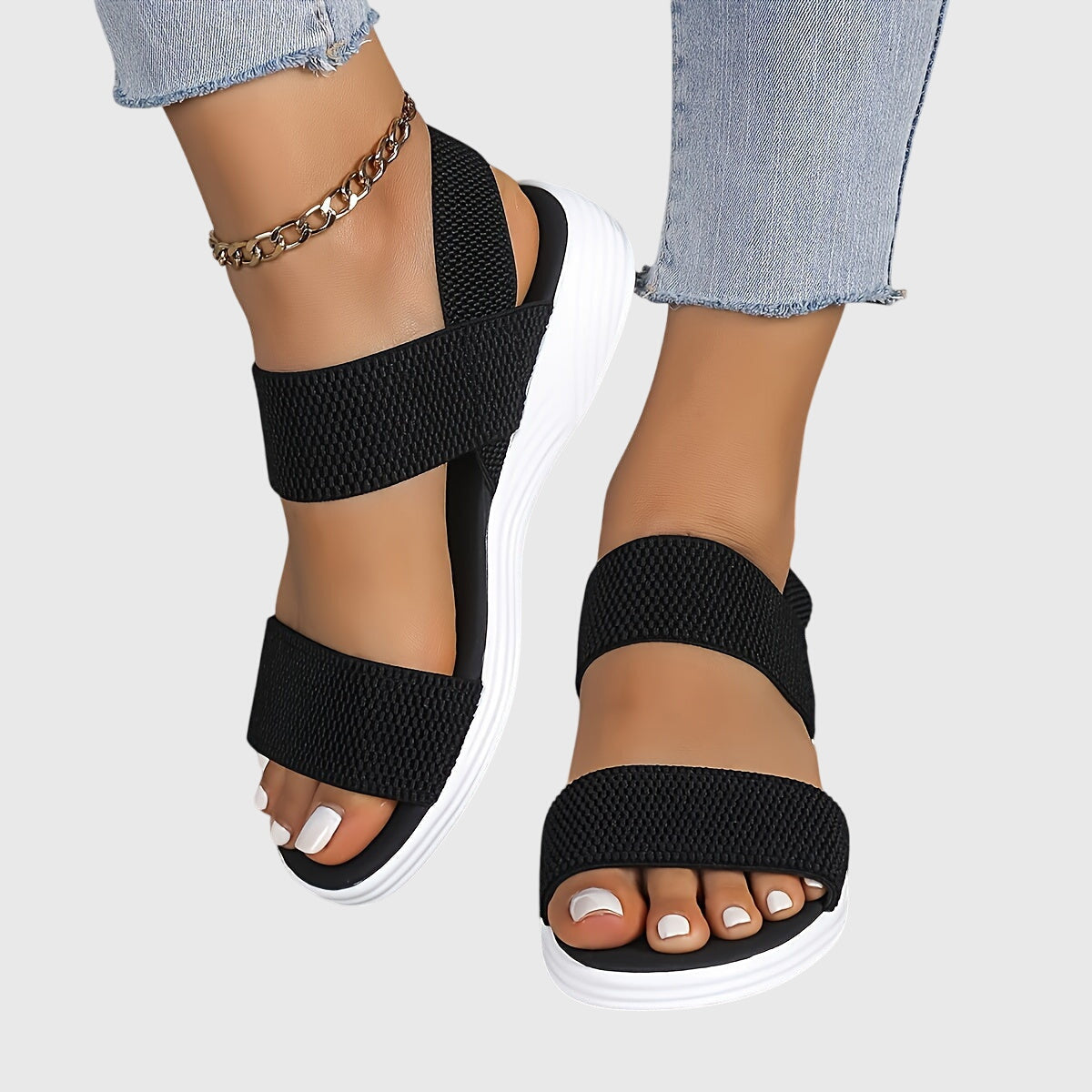 Emila | Cushioned Adjustable-Strap Sandals
