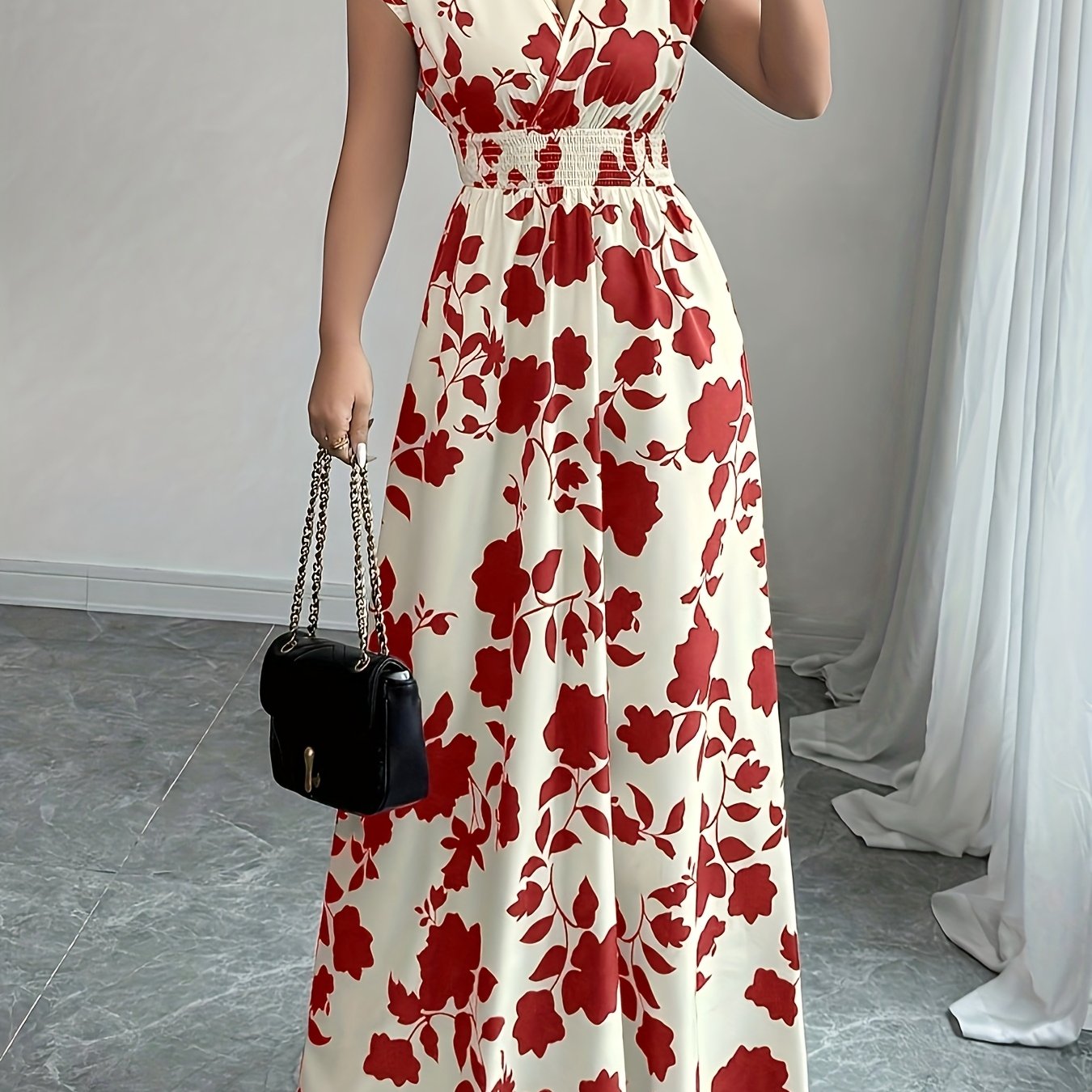 Clara | Elegant Floral Maxi Dress