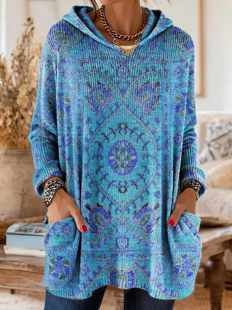 Charlotte | Cosy Hooded Knit Jumper