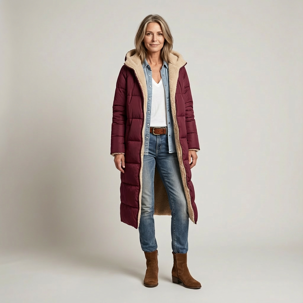 Noa | Reversible Dual-Face Longline Coat