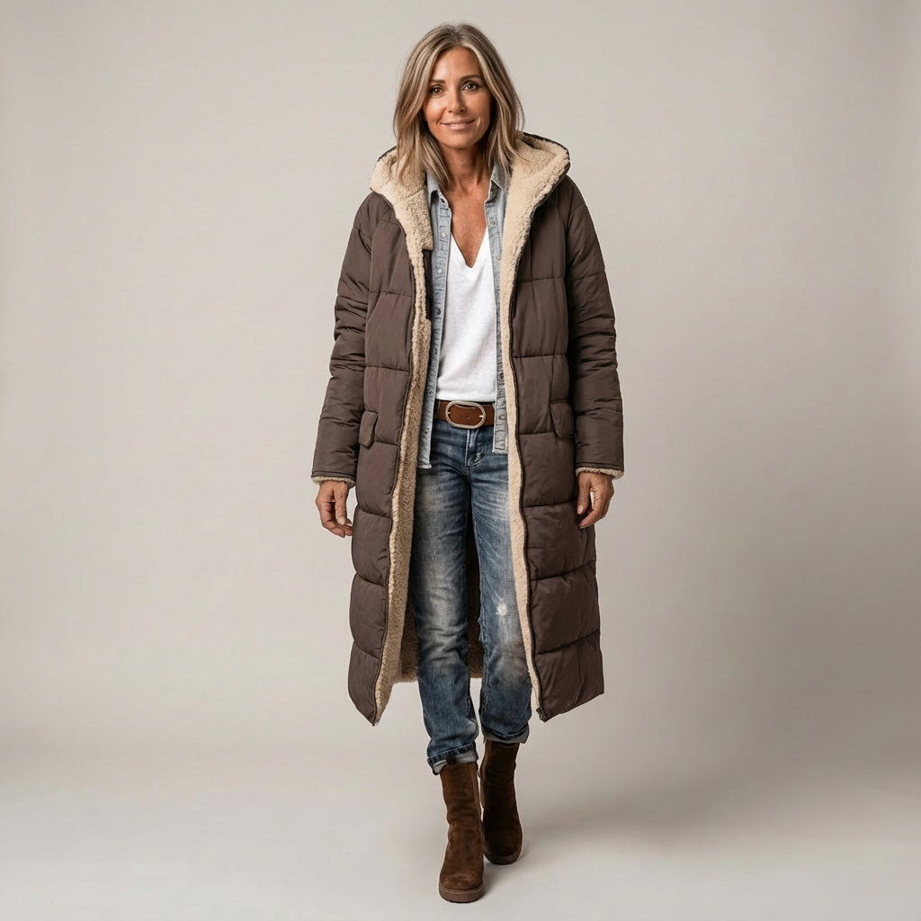 Noa | Reversible Dual-Face Longline Coat