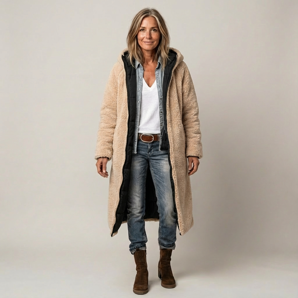 Noa | Reversible Dual-Face Longline Coat