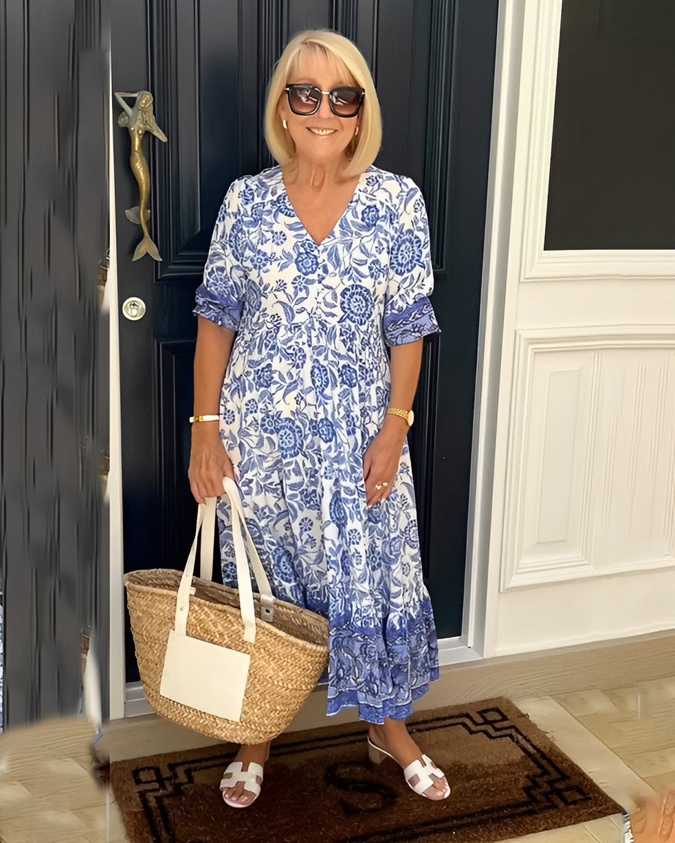 Dawn | Graceful V-Neck Floral