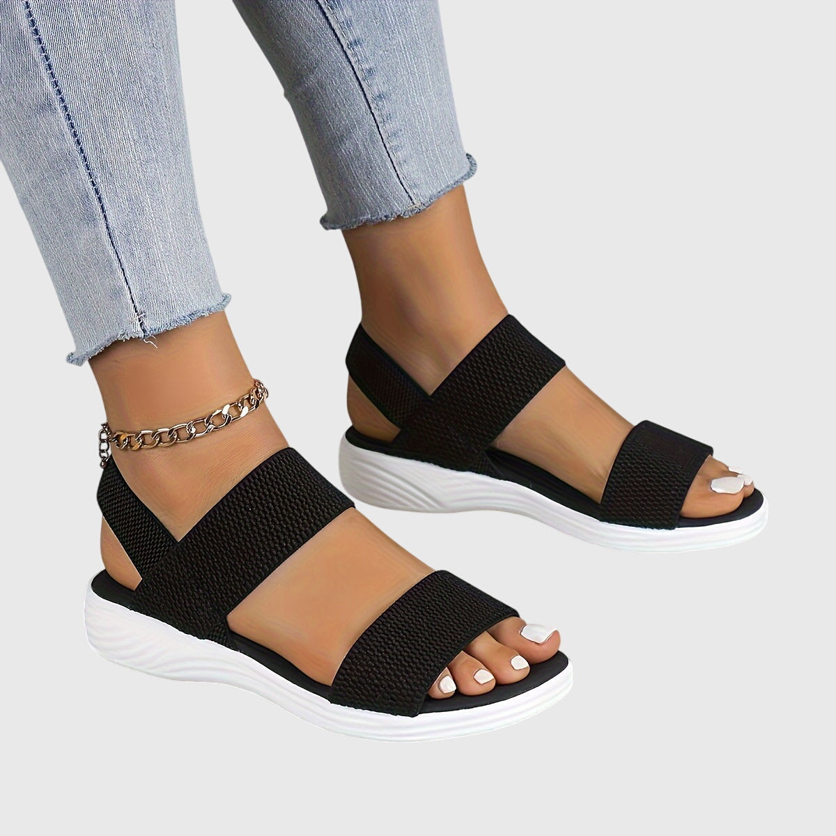 Emila | Cushioned Adjustable-Strap Sandals