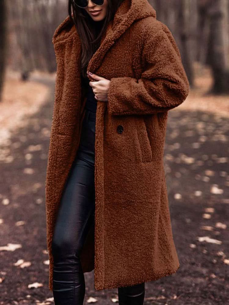 Ashford | Quilted Teddy Coat with Button Front