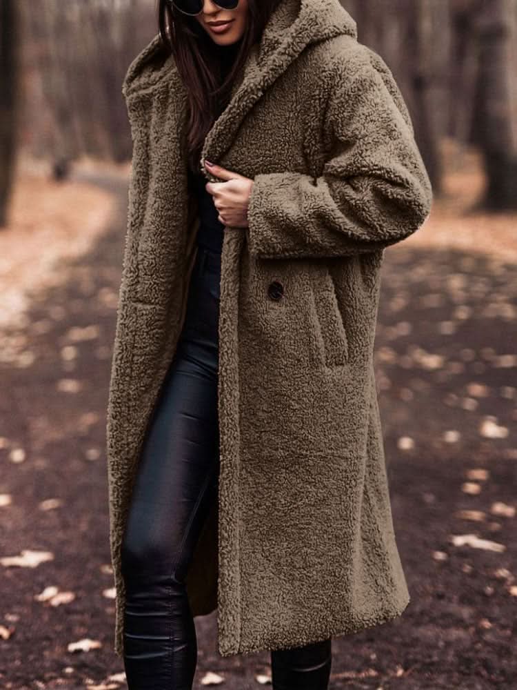 Ashford | Quilted Teddy Coat with Button Front