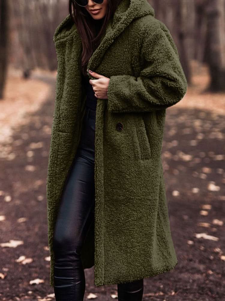 Ashford | Quilted Teddy Coat with Button Front