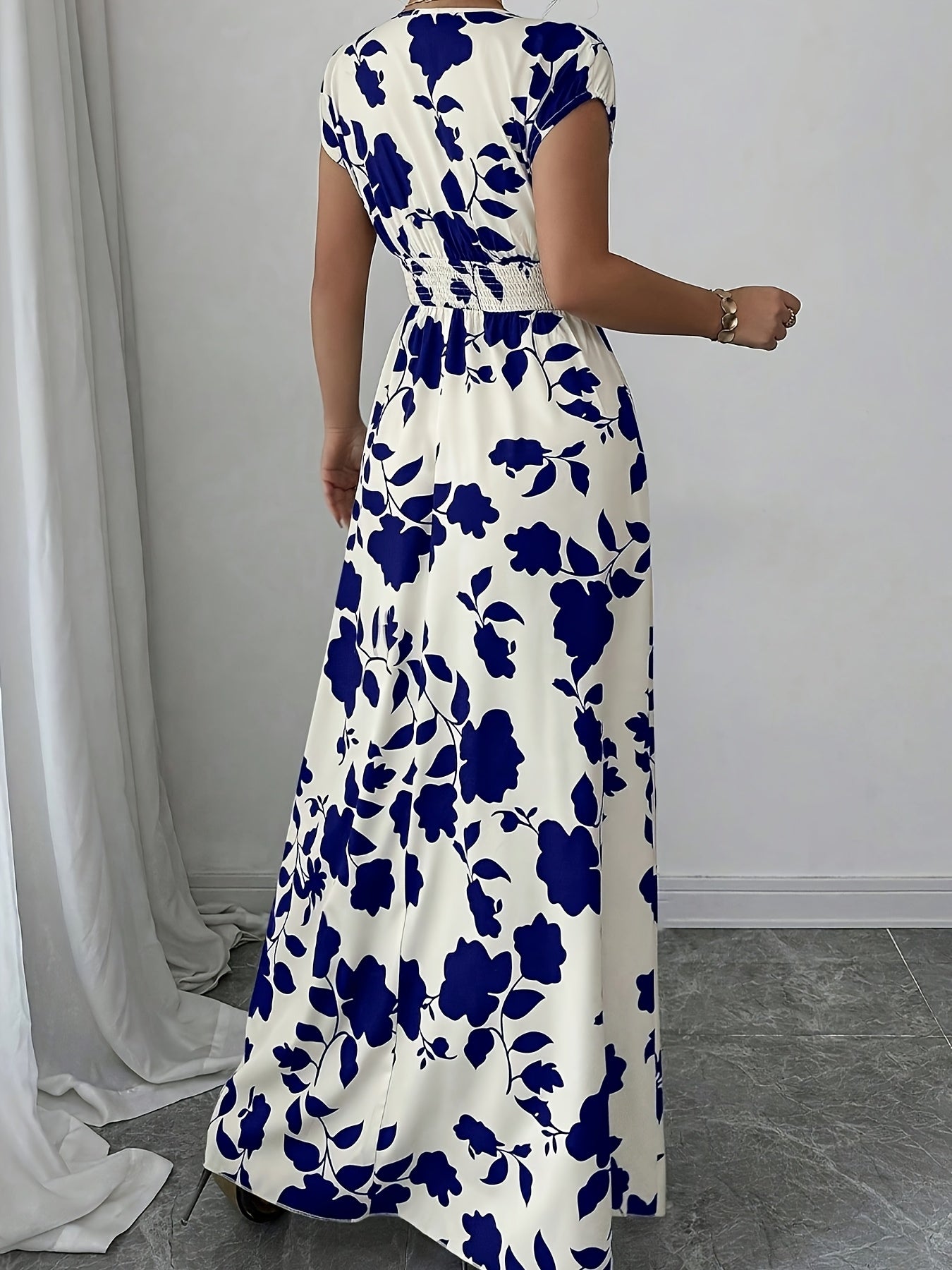 Clara | Elegant Floral Maxi Dress