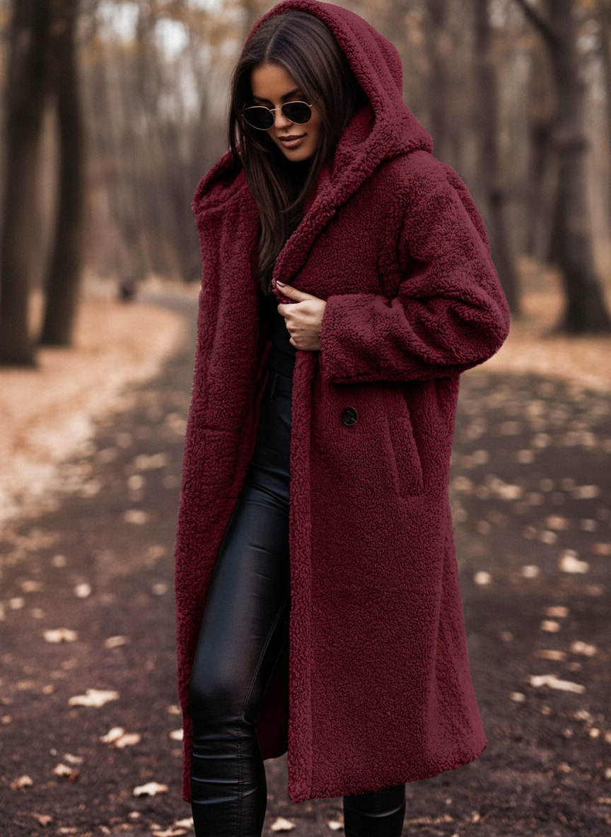 Ashford | Quilted Teddy Coat with Button Front