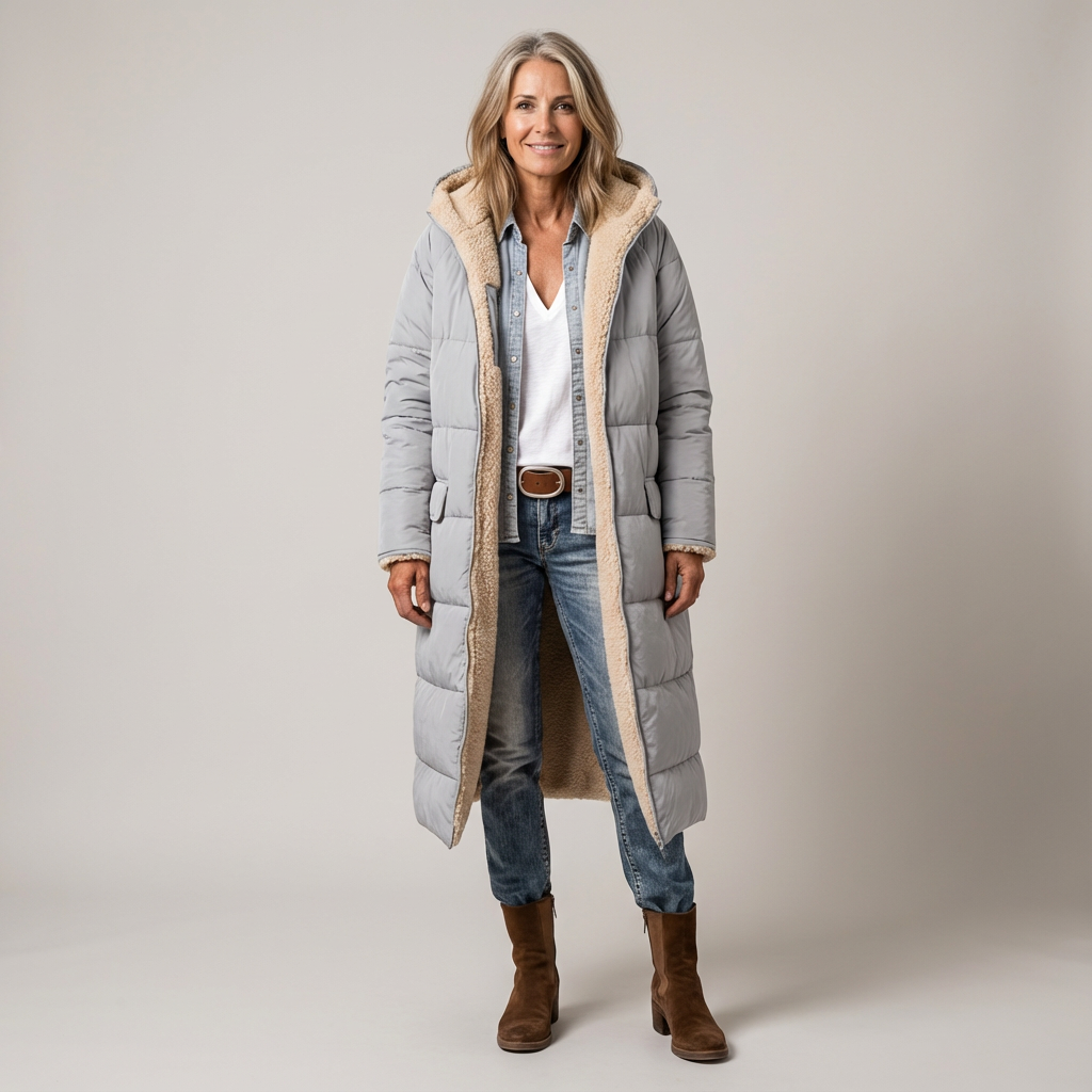 Noa | Reversible Dual-Face Longline Coat
