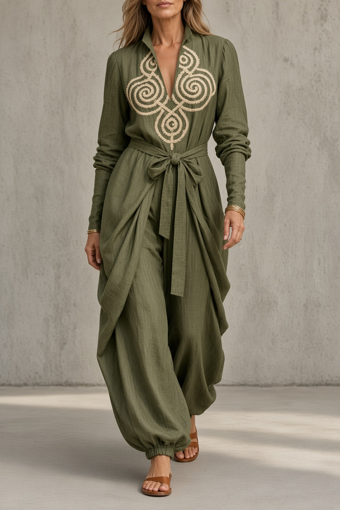 Genevra | Vintage-Inspired Wide-Leg Jumpsuit