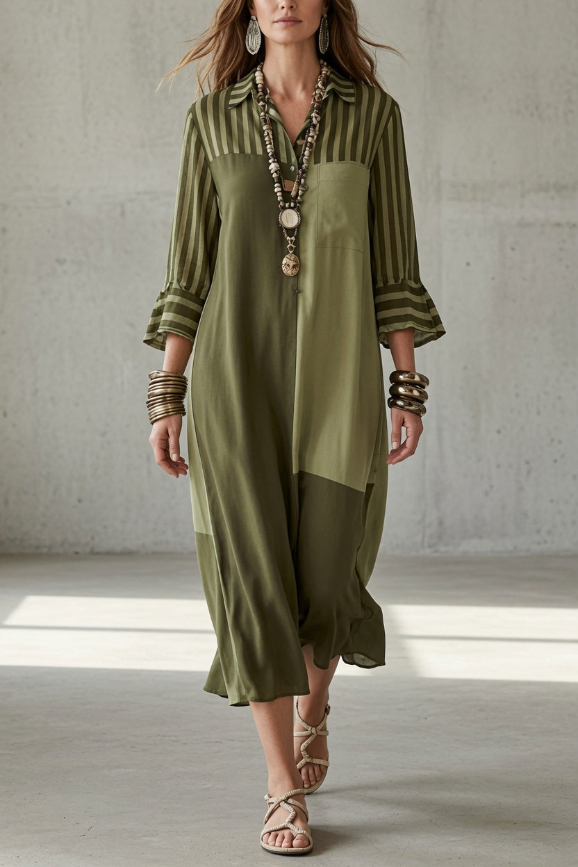 Claire | Signature Midi Dress with Elegant Details