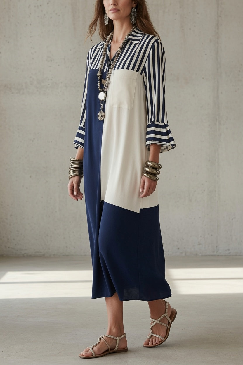 Claire | Signature Midi Dress with Elegant Details