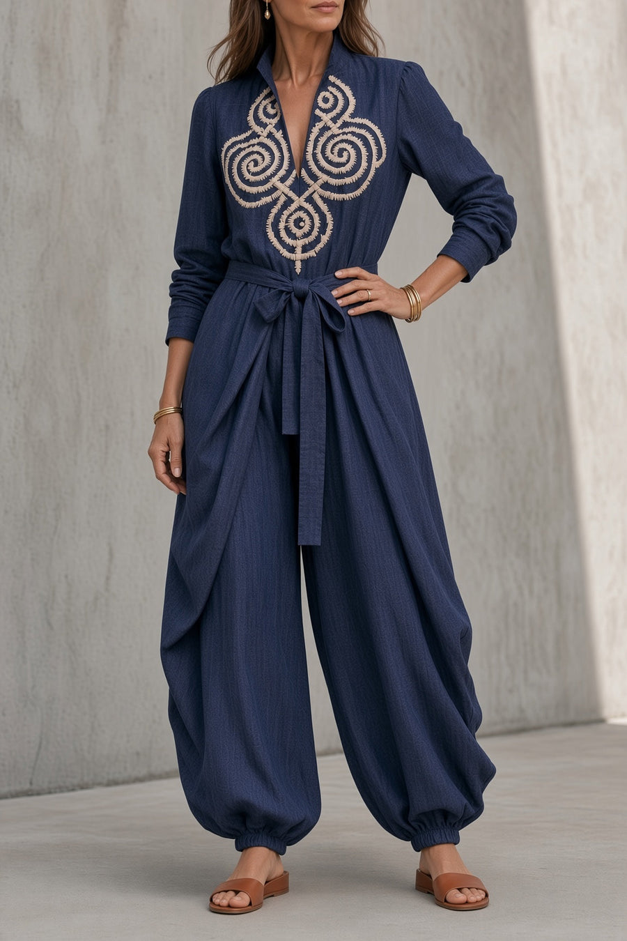 Genevra | Vintage-Inspired Wide-Leg Jumpsuit