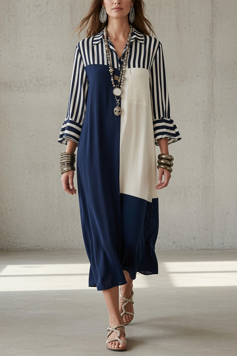 Claire | Signature Midi Dress with Elegant Details