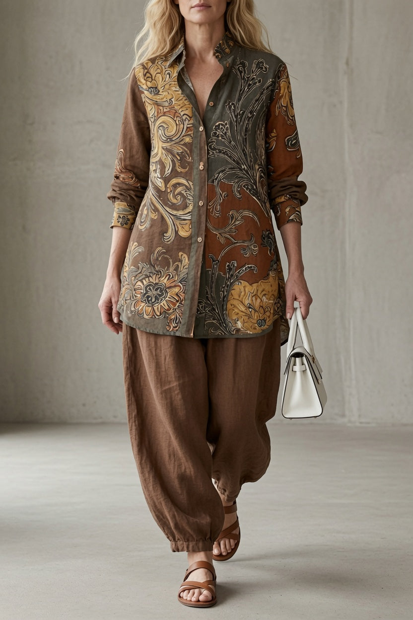Tara | Vintage Two-Piece Set with Relaxed Fit