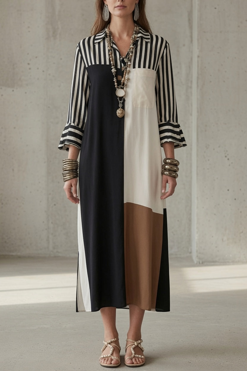 Claire | Signature Midi Dress with Elegant Details