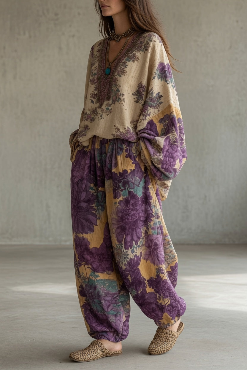 Luna | Vintage Two-Piece Bohemian Set