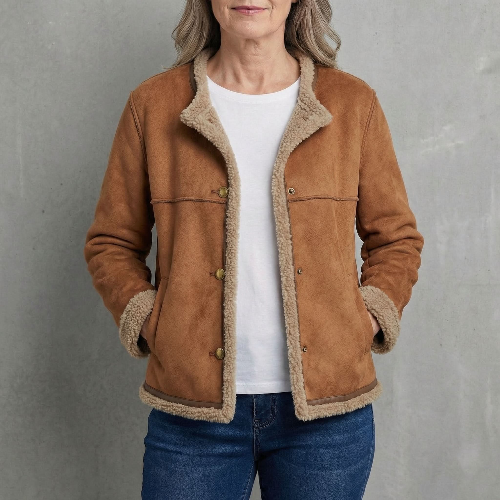 Ruby | Cosy Shearling-Lined Jacket