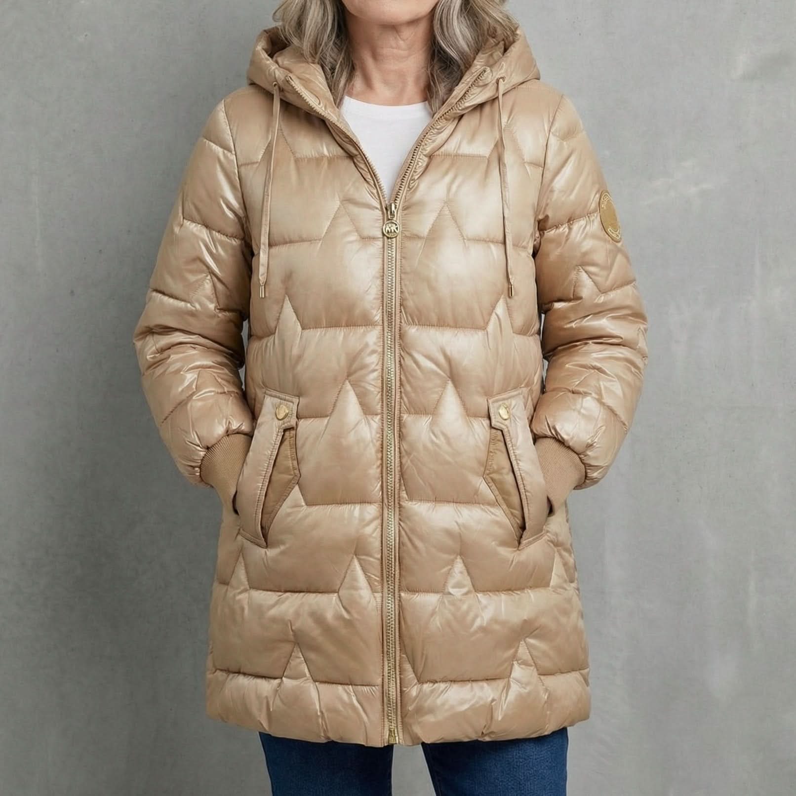 Fleur | Padded Hooded Statement Overcoat