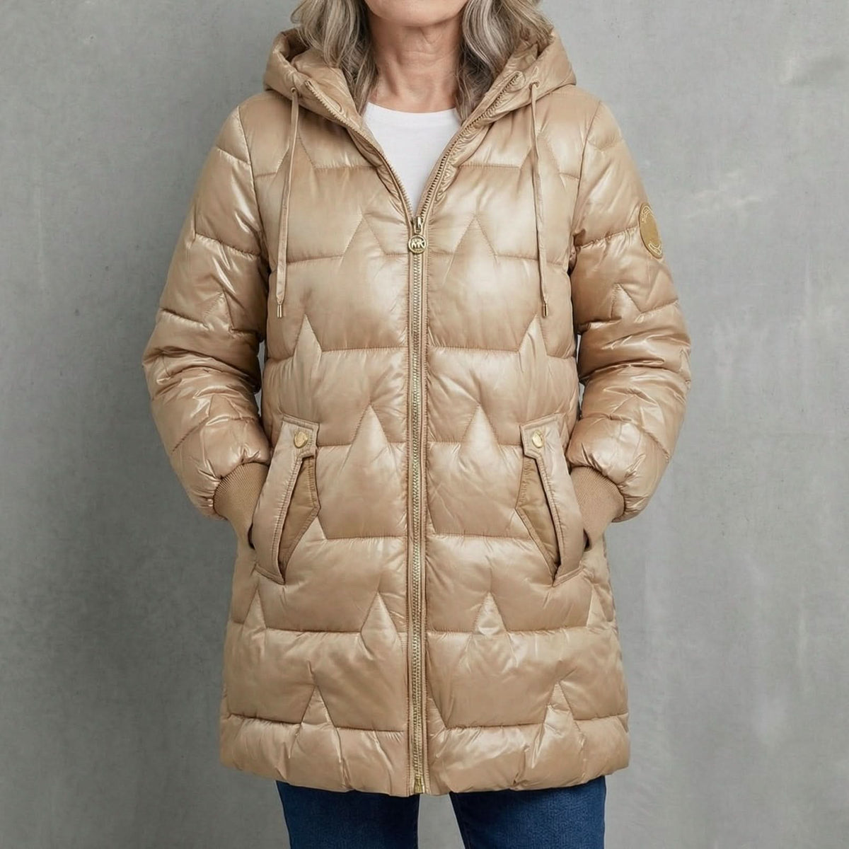 Fleur | Padded Hooded Statement Overcoat