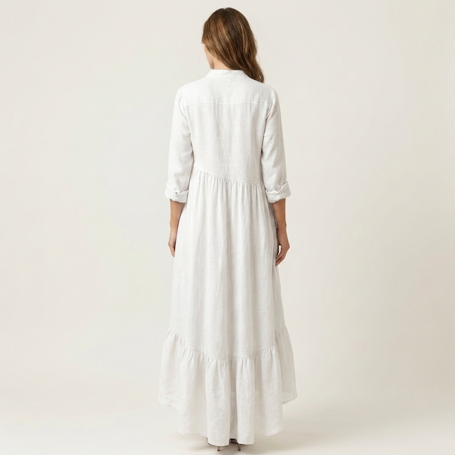 Jilana | Ruffle Hem Maxi Dress