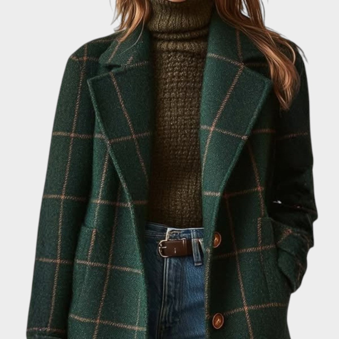 Harriet | Classic Check Autumn Coat